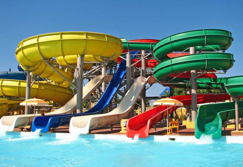 Photo of water park slides